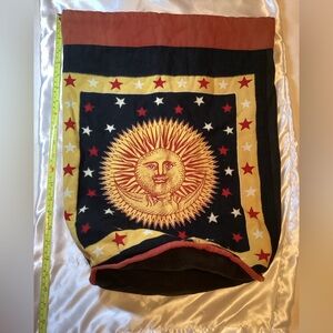 Sun and Stars Shoulder Bag Backpack 100% Cotton